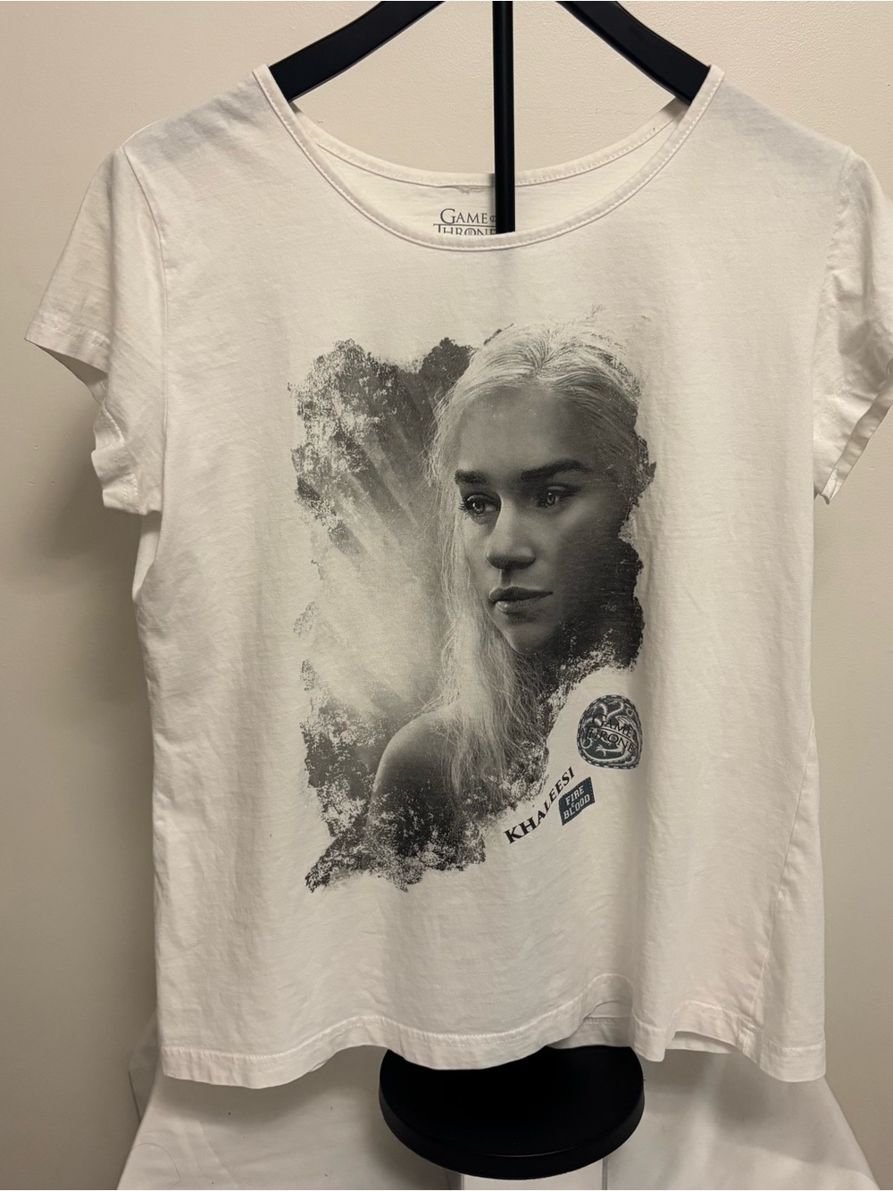 Game Of ThronesWhite Khaleesi Graphic Tee Size XL